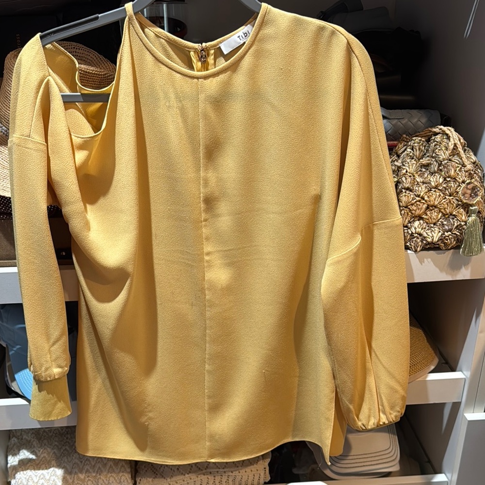 Tibi Golden Yellow Blouse